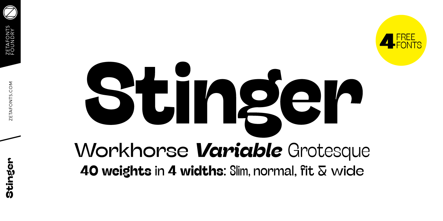 Шрифт Stinger Fit